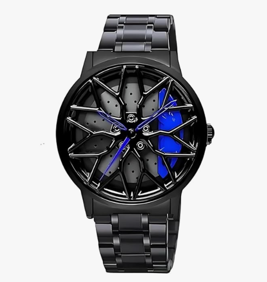 Men's Sports Watch with Racing Rim Design