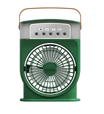 Rechargeable Air Cooling USB Fan with LED Night Light Water Fan