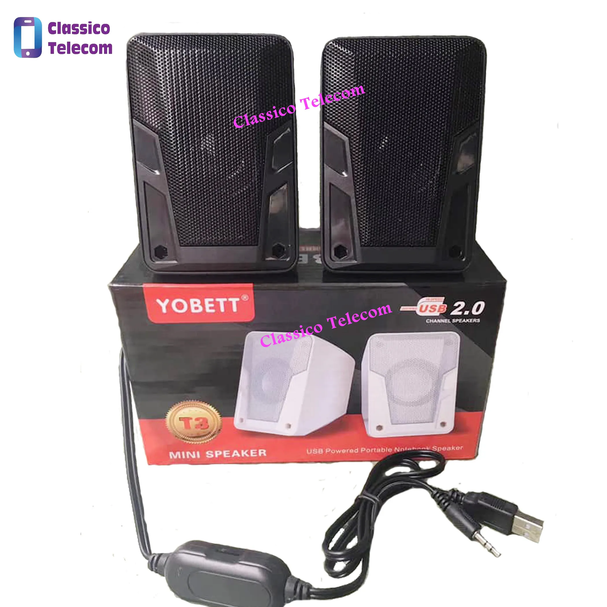 Yobett T3 Multimedia Usb Powered Portable Notebook / Computer Mini Speaker, Usb 2.0 - Bluetooth Speaker - Bluetooth Speaker