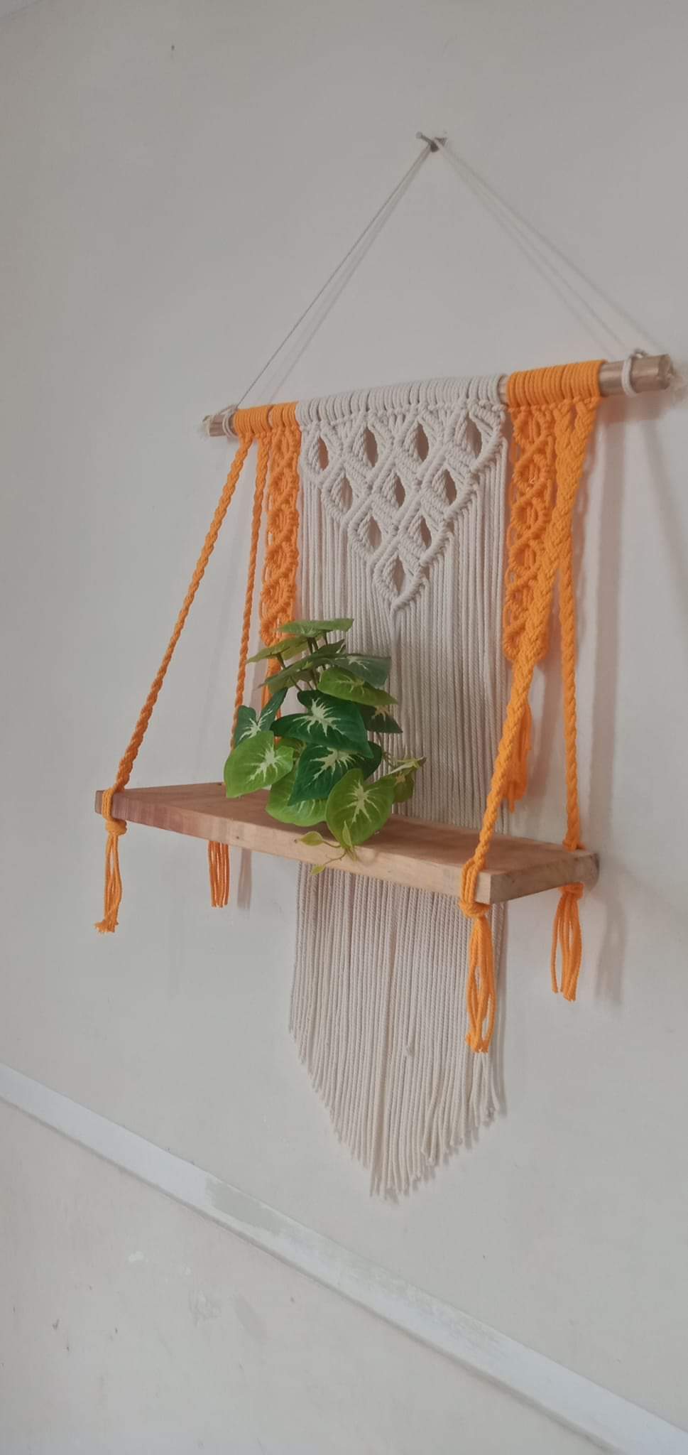 Macrame Wall Shelf