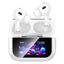 Hoco EW79 Bright ANC Touch Screen Bluetooth Earbuds – White