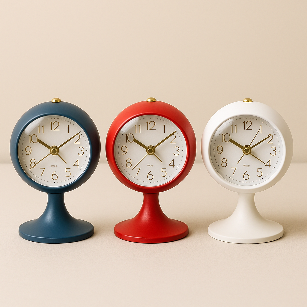 Premium Modern Table Clock – Decorative Stand Design