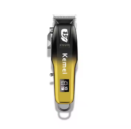 Kemei Pro Electric Hair Clipper Km-709a Adjustable Cutter Head Professional Cordless Rechargeable Hair Cutter