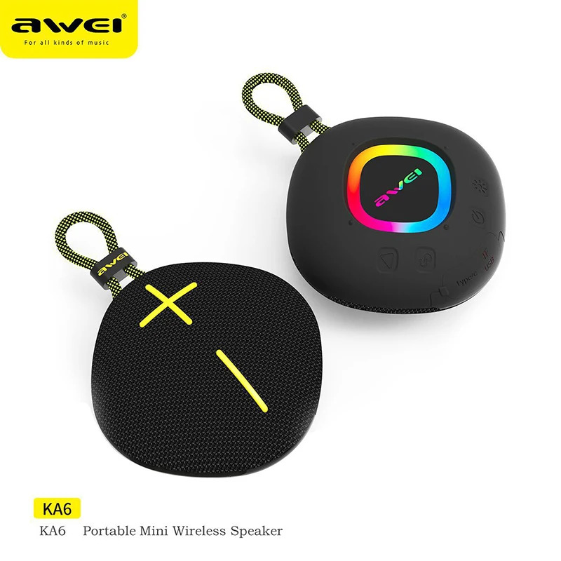 Awei K6 Mini Wireless Powerful Bluetooth Speaker (6 Months Warranty)