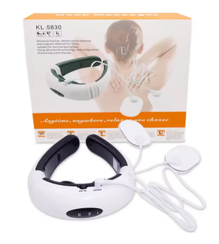 Cheap Neck and Shoulder Massager With Electrode Pads Smart Cervical Spine Care Massage Machine Electric Pulse Massage