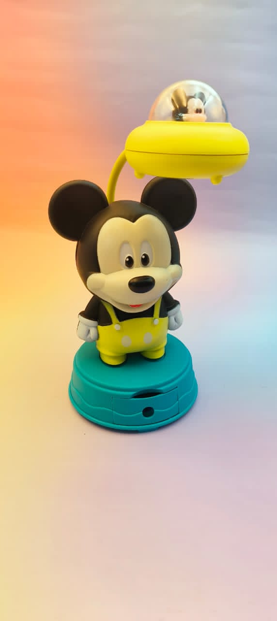 Pinches Artcore Cute Mickey Minnie Mouse Lamp With Sharpener