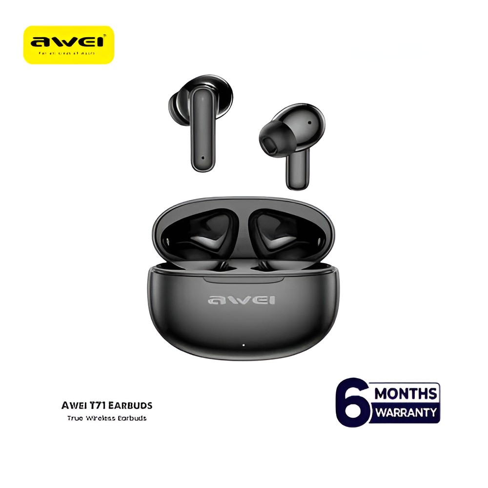 Awei T71 TWS Earbuds V Bluetooth 5.3 Earphones With Mic