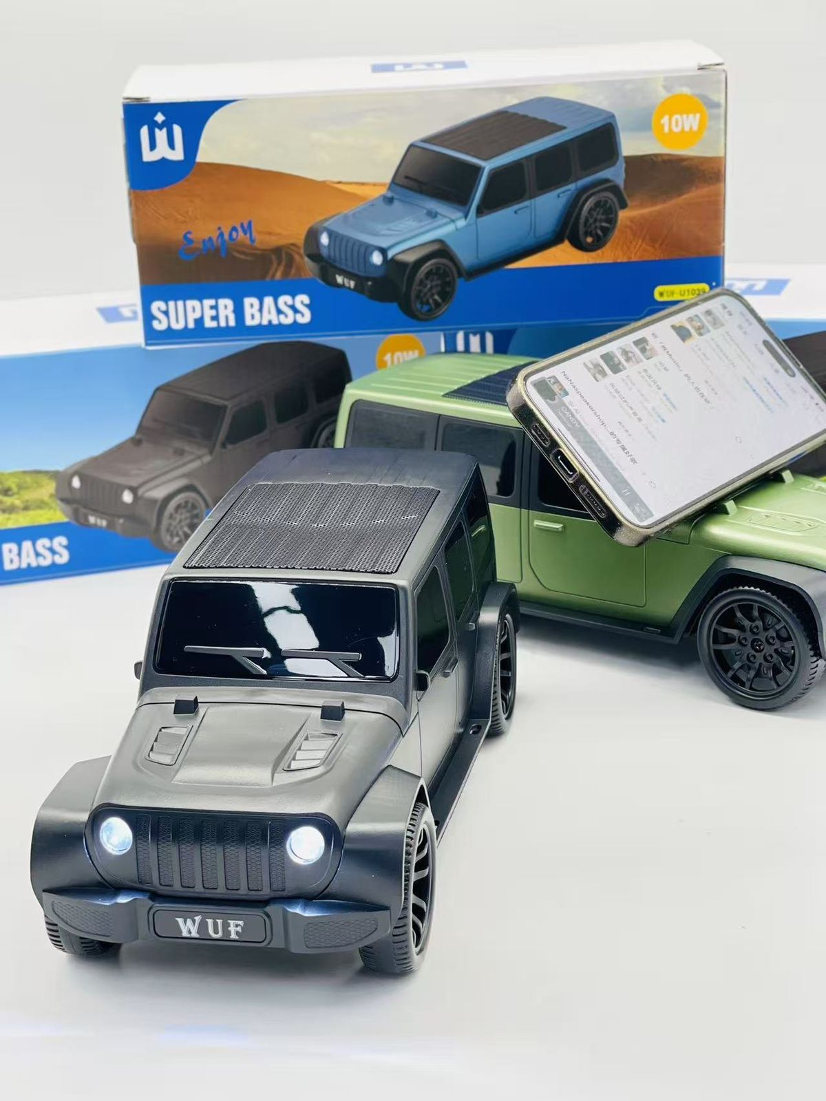 WUF Super Bass Car-Shaped Bluetooth Speaker