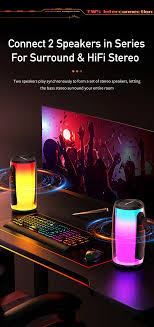 Awei Y528 RGB Light Playback5.3 Bluetooth Speaker ( Six Month Warrenty )