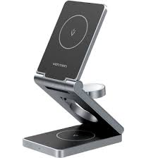 Vention FGFH0 3-in-1 15W Foldable MagSafe Wireless Charger Stand