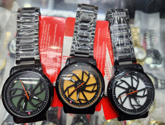 Men’s Quartz Wheel Watch Wheel Rotating Quartz Watch Waterproof Men's Watch