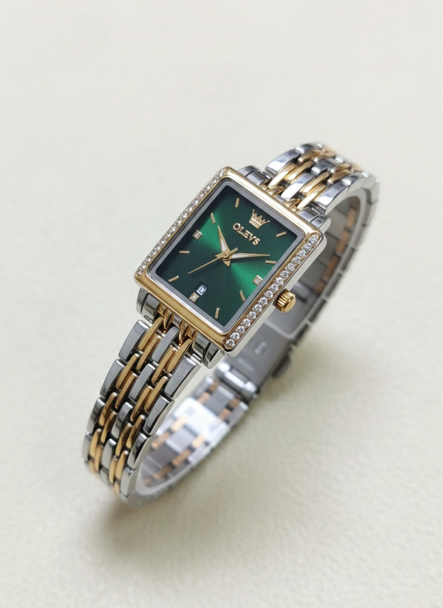 OLEVS Emerald Square Ladies Watch