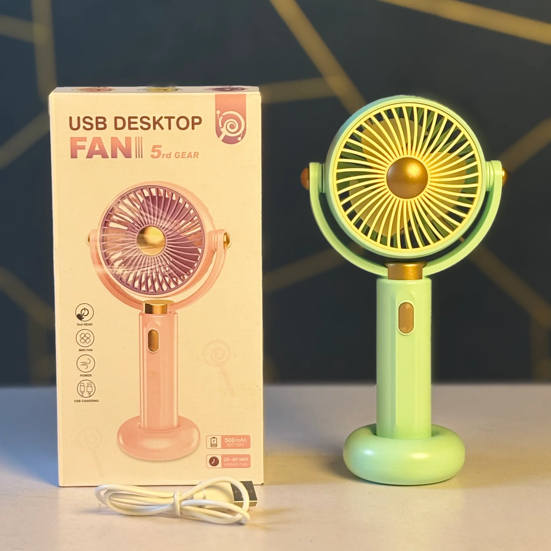 5rd Gear Usb Desktop Fan-500mAh